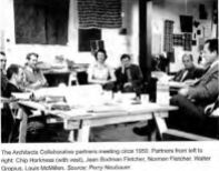 Jean Bodman, con sus socios de The Architects Collaborative