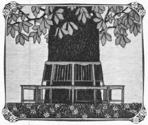 Ester_Claesson Garden bench in Idun, 1907