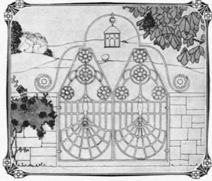 Garden gates in Idun, 1907