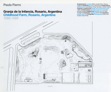 Paula Fierro, granja-de-la-infancia plano - GG Nueva arquitectura del paisaje latinoamericana - Miguel Adrià