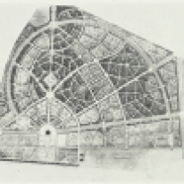 Dibujo de Ester Claesson y Harald Wadsjö, "Cumulus", revista Arkitektur 1915